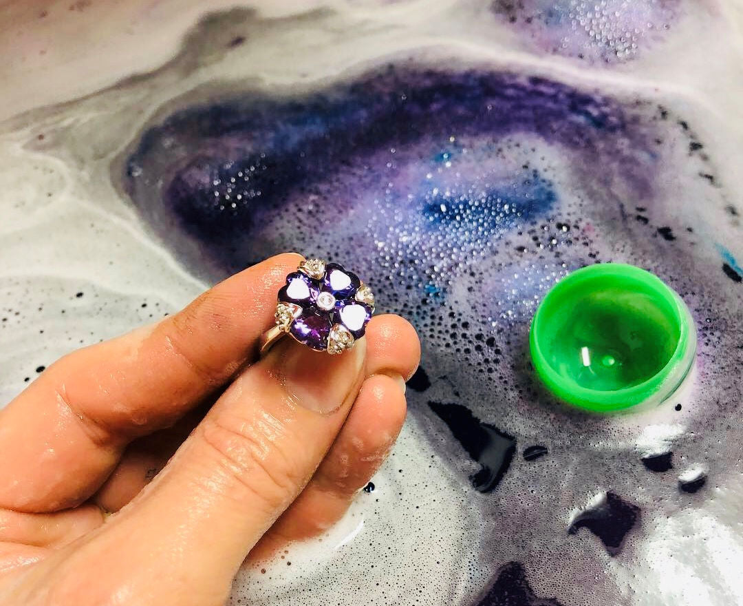 Galaxy Ring Bath Bomb by Soapie Shoppe