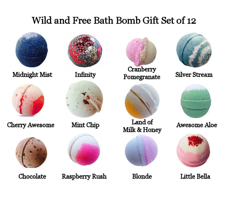 Wild and Free Scented Wholesale Bulk Bath Bombs by Soapie Shoppe