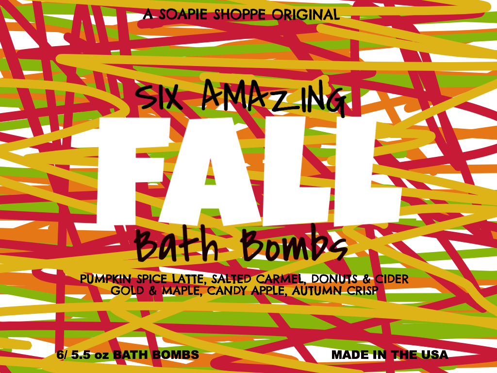 Fall Bath Bombs--Choose you Scents or Choose your Set!
