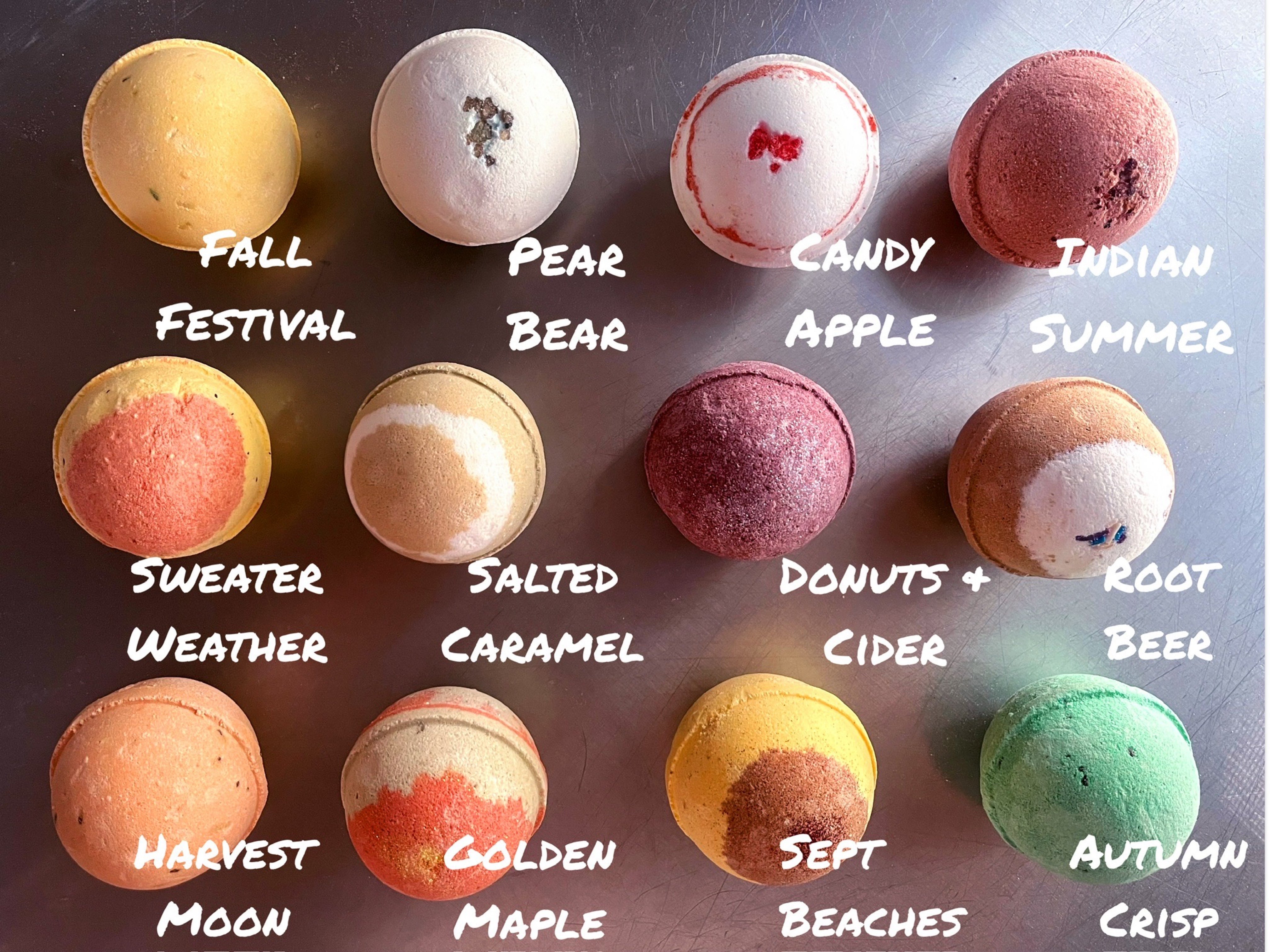 Fall Bath Bombs - Choose your Scents or Choose your Set! Purchase one or purchase them all!